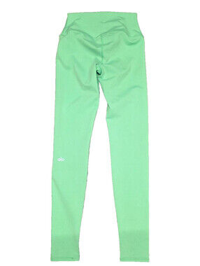 ALO Yoga Leggings Pants Activewear Lime Green Size XS Women Sporty Athletic